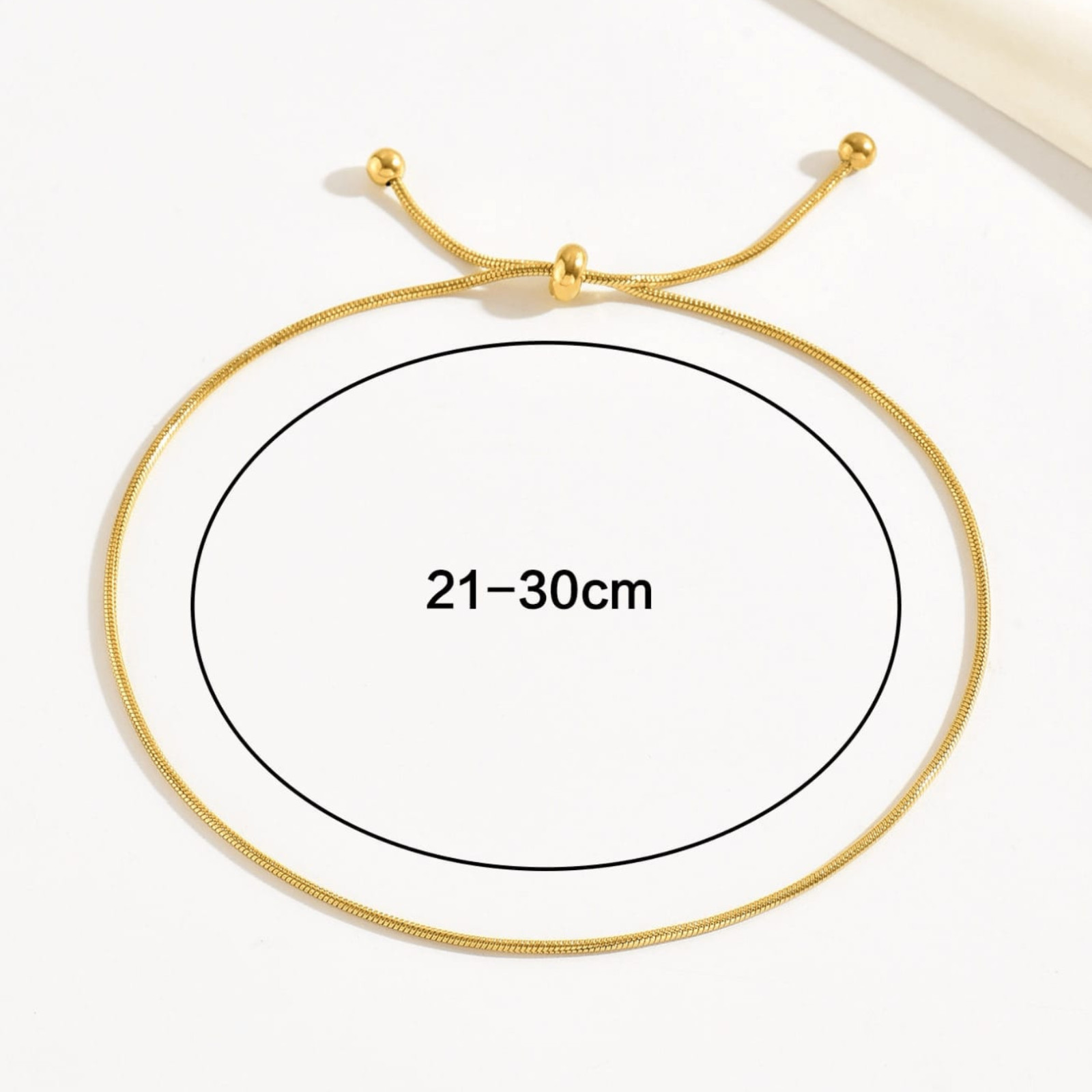 Drawstring Gold Ankle Bracelets For Womens Minimalist Jewelry Feet Anklet Adjust