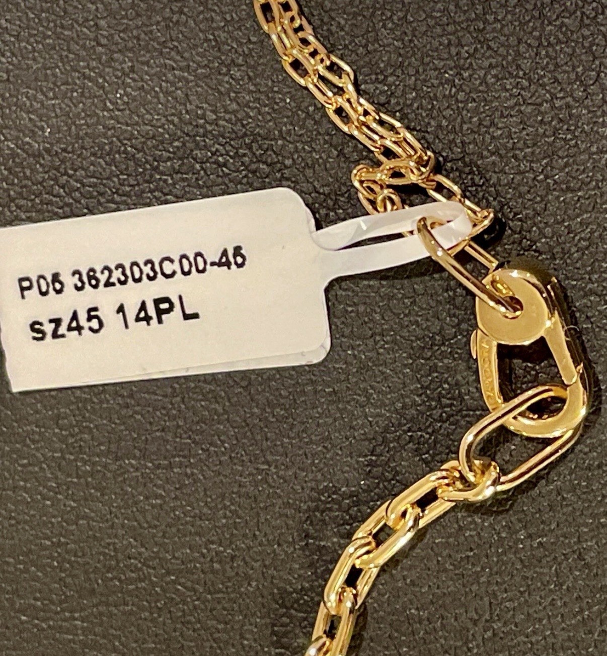 AUTHENTIC PANDORA ME Gold Plated Double Link Chain Necklace 17.7in MET ALE