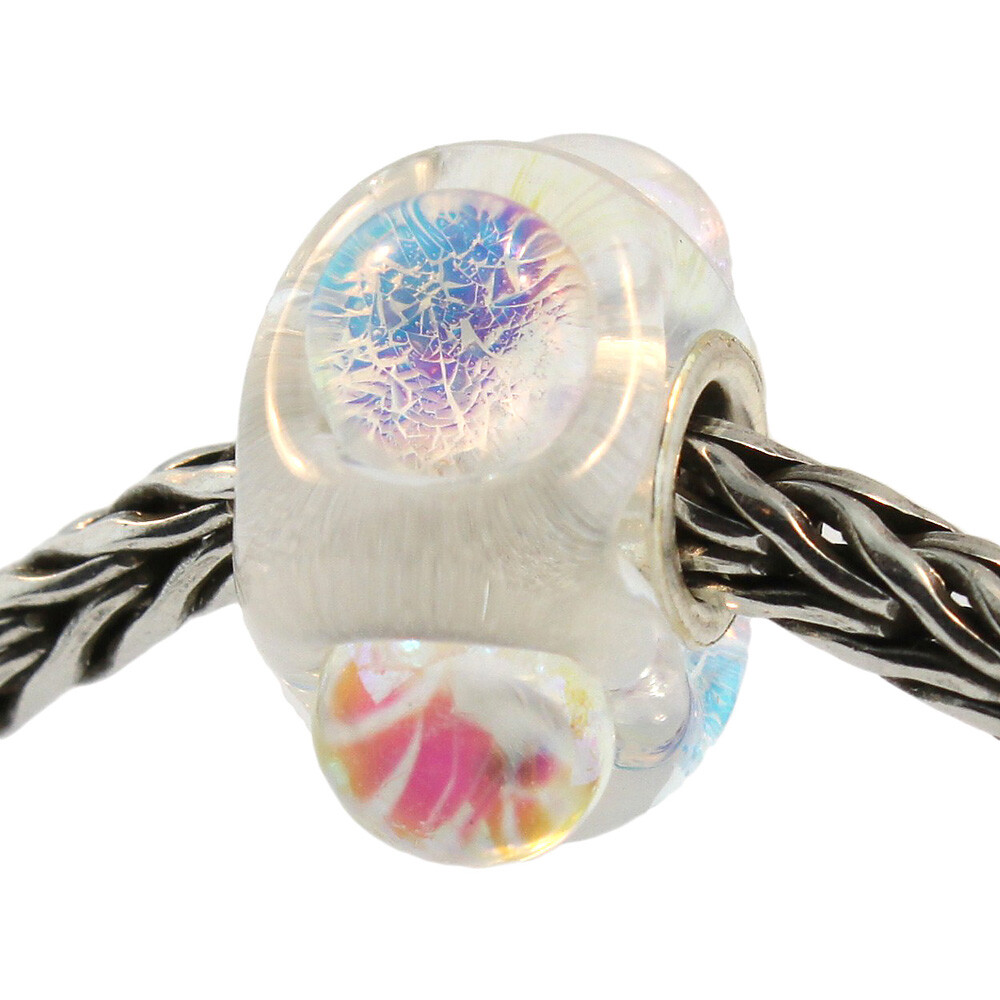 Authentic Trollbeads Glass 62014 Dichroic Ice :0