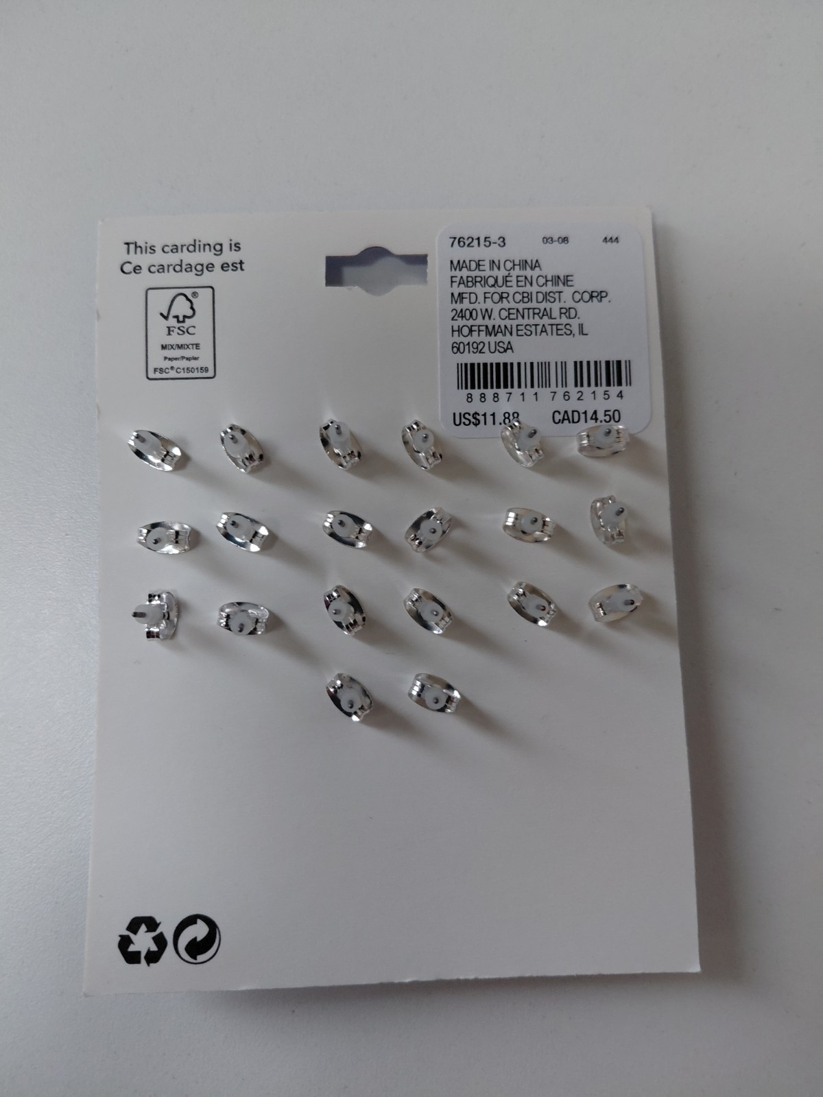 Claire’s Sensitive Solutions 10 Pair Fun Snacks Stud Earrings, NWT