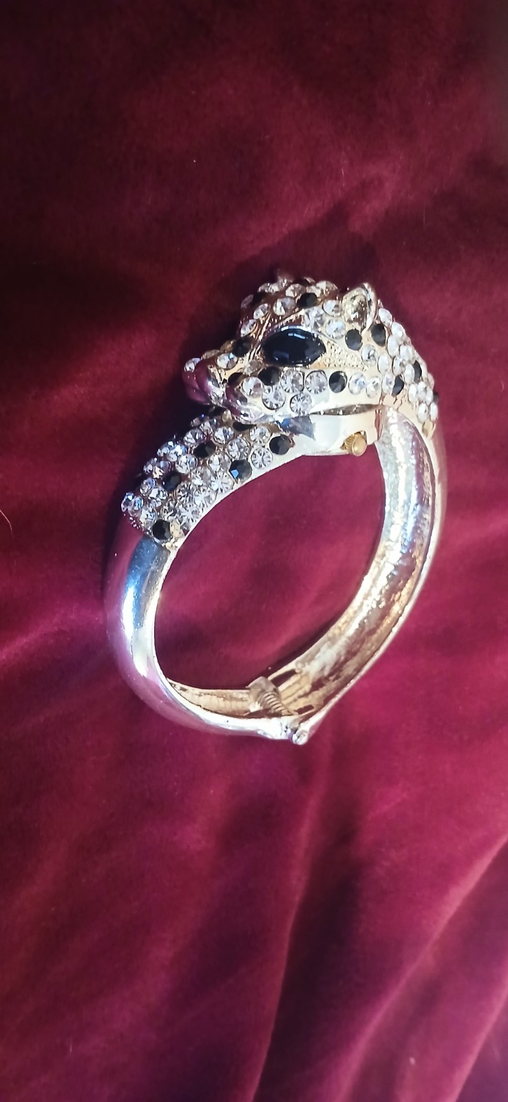 Figaro Couture Rhinestone Cat Watch/ Bracelet