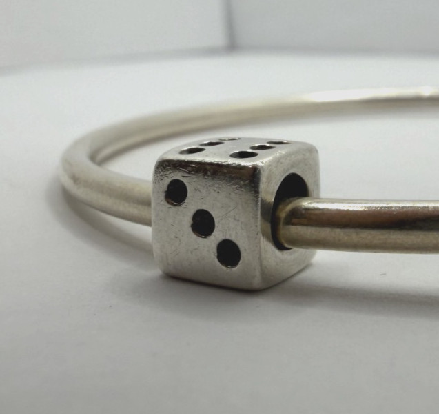 Pandora Sterling Silver Games Dice Charm #791269 [066WER]