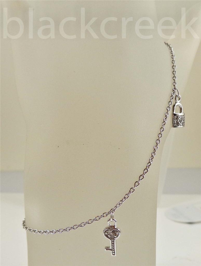 925 Sterling Silver ~ 8-10″~ Adjustable Charm Bracelet /Anklet~ With 3 Charms