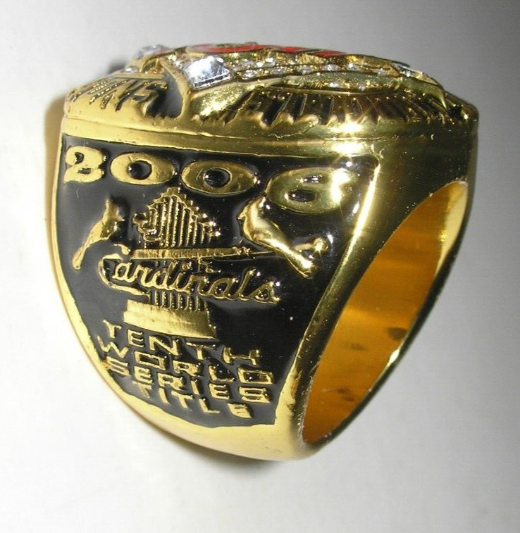 St Louis Cardinals Yadier Molina 2006 World Series Replica Ring Championship