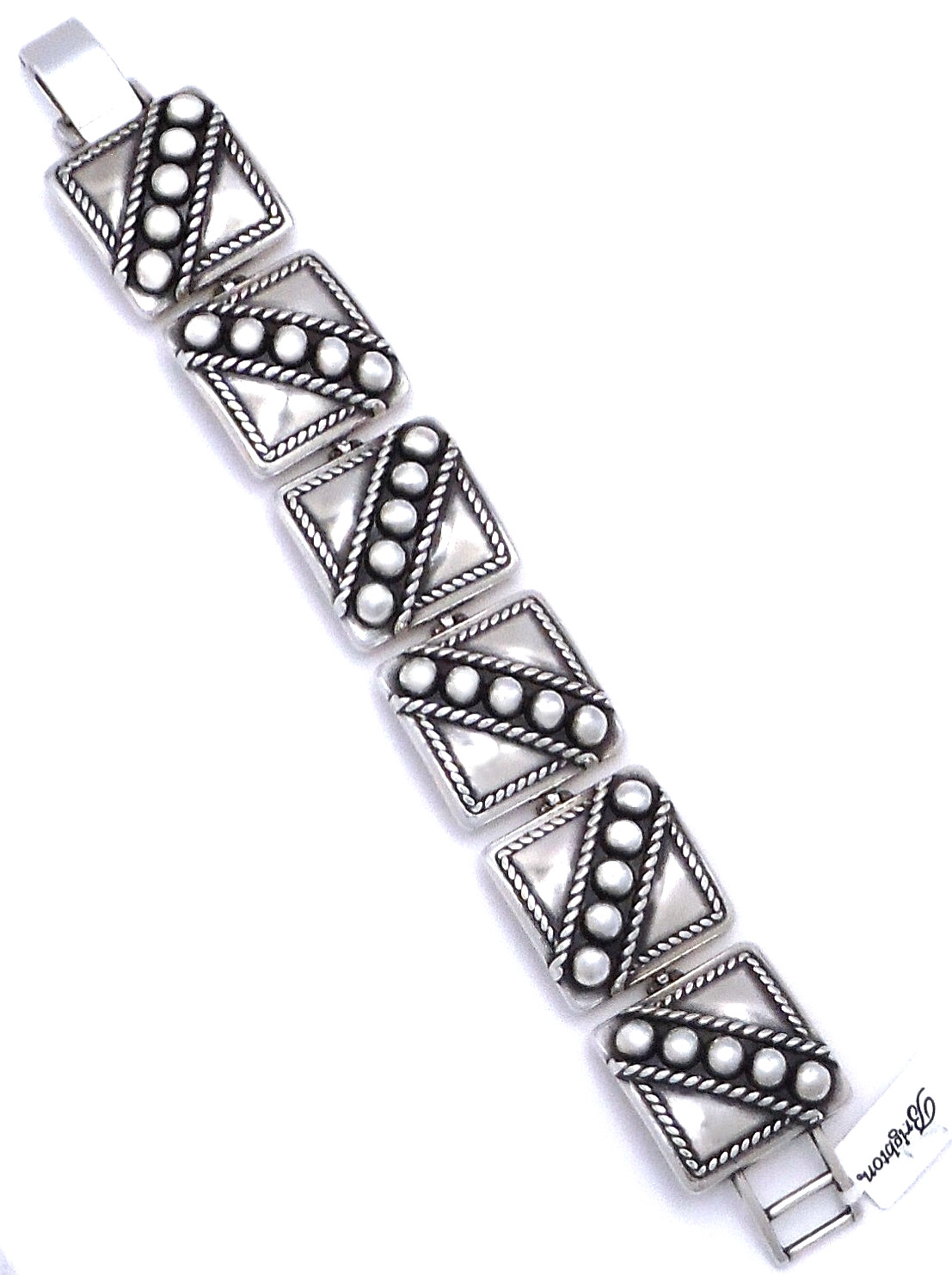 New Brighton Sonora Bold Panel Link Bracelet $98 Jewelry with tag