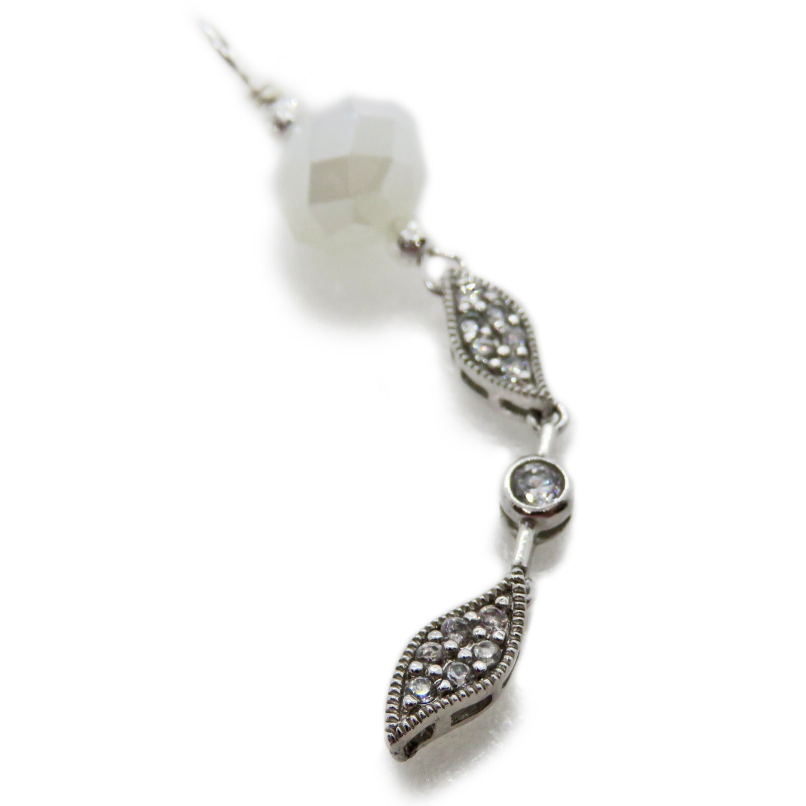 Reclaimed Treasures–Lovely Silver Tone Beaded Pendant By SoniaMcD
