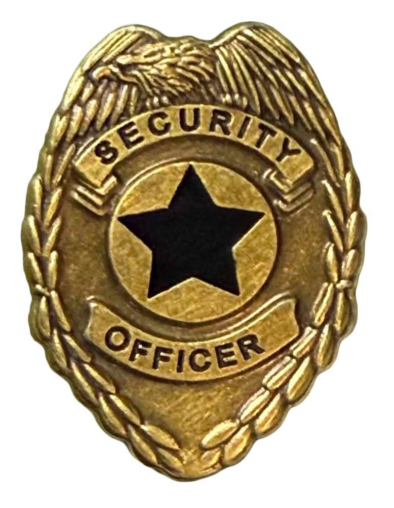 Security Officer Badge Hat Cap Lapel Pin