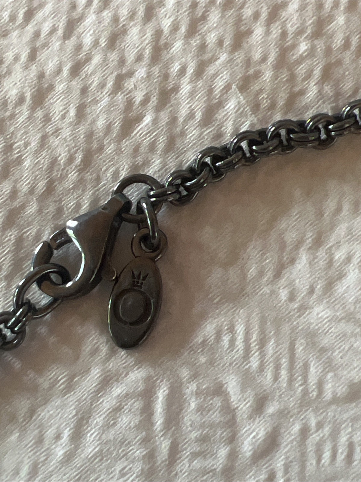 Vintage Authentic Pandora Oxidized Black Chain #590402-60 New In Package 23.6″