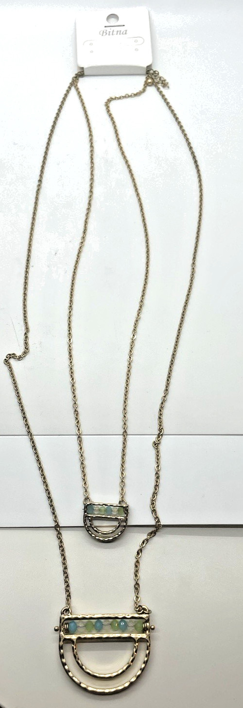 Bitna Necklace Gold-Plated Round Beads Horseshoe Lead Compliant