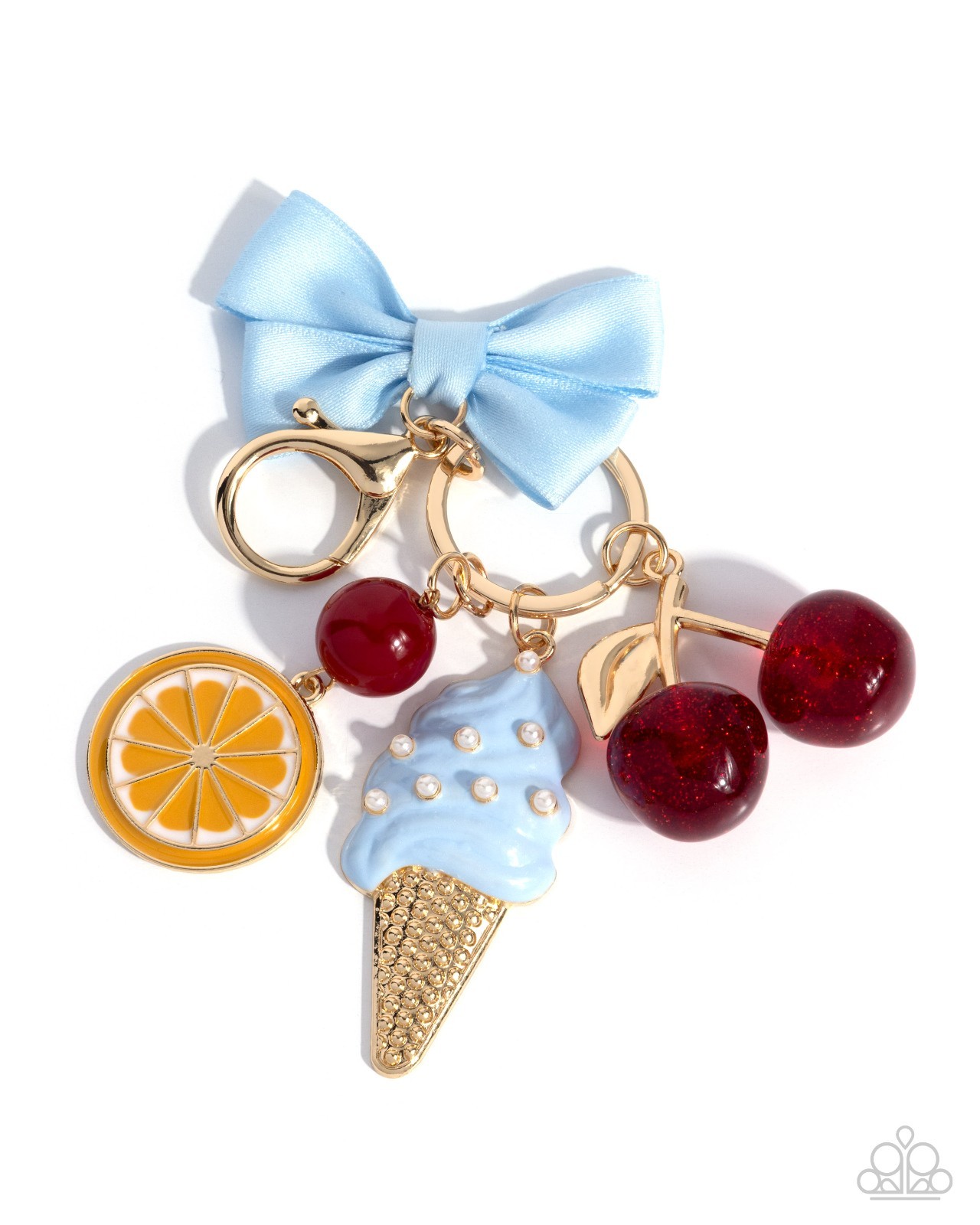 Paparazzi Italian Summer – Multi -Cherries, Acrylic Bead ,Lemon, Bow , Ice Cream