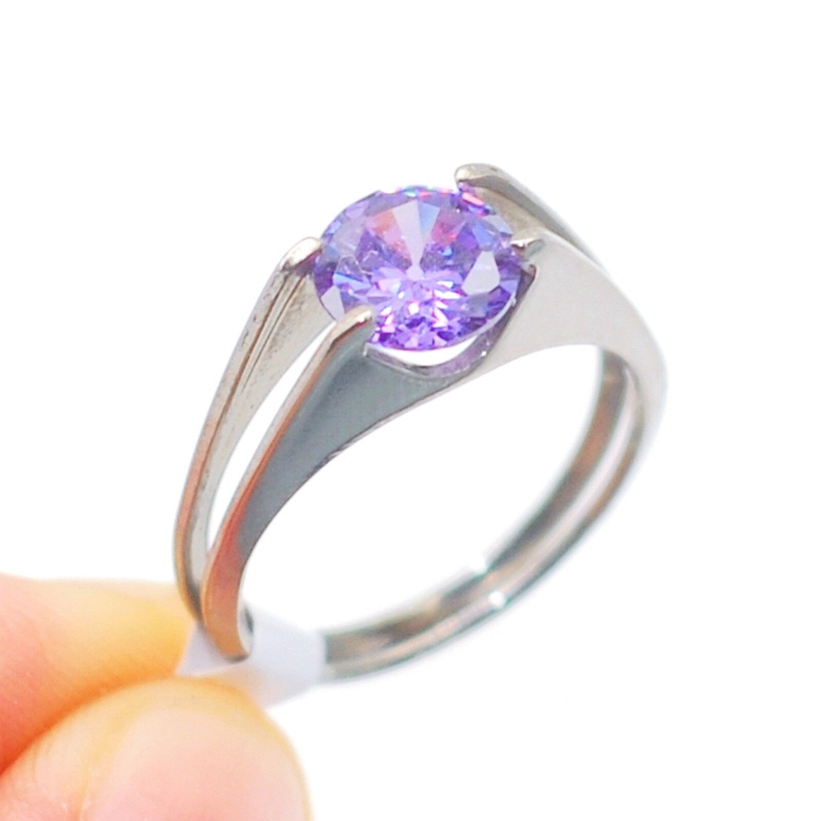 Bulk Wholesale 30 Colorful Crystal CZ Woman Wedding Rings Fashion Finger Jewelry