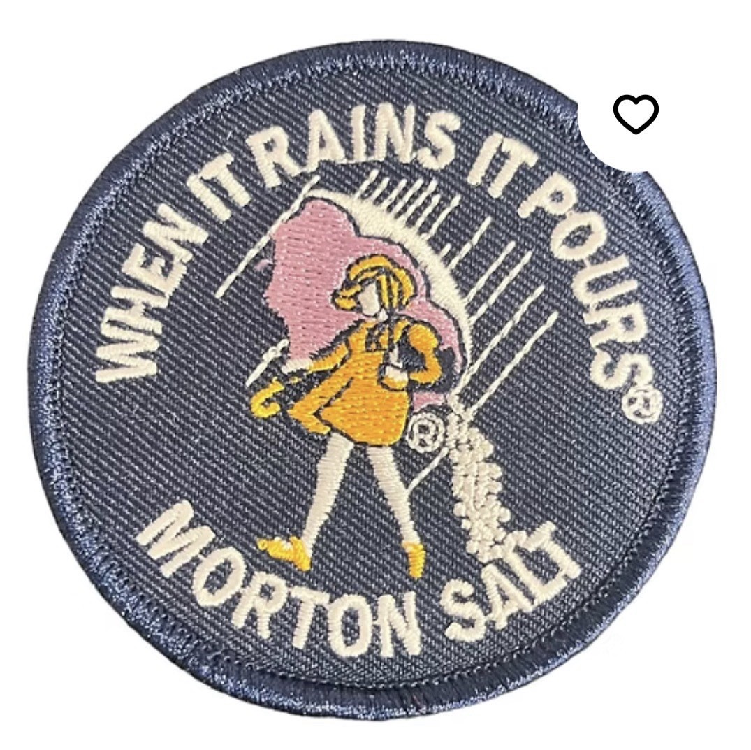 #1/4 Vintage WH “MORTON SALT” GIRL CHARM ORIGINAL Italia CHARM for 9MM Bracelet