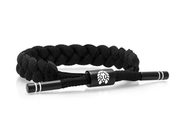 Rastaclat Black Shoelace Braided Bracelet