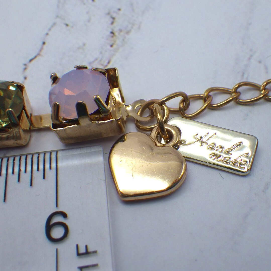 Set of 3 Bracelets Gymboree Charm Eiffel Tower Flowers Austrian Crystals Pastel