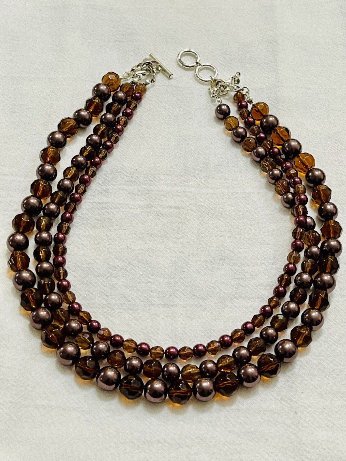 Premier Designs Mahogany Necklace with Detachable Strands