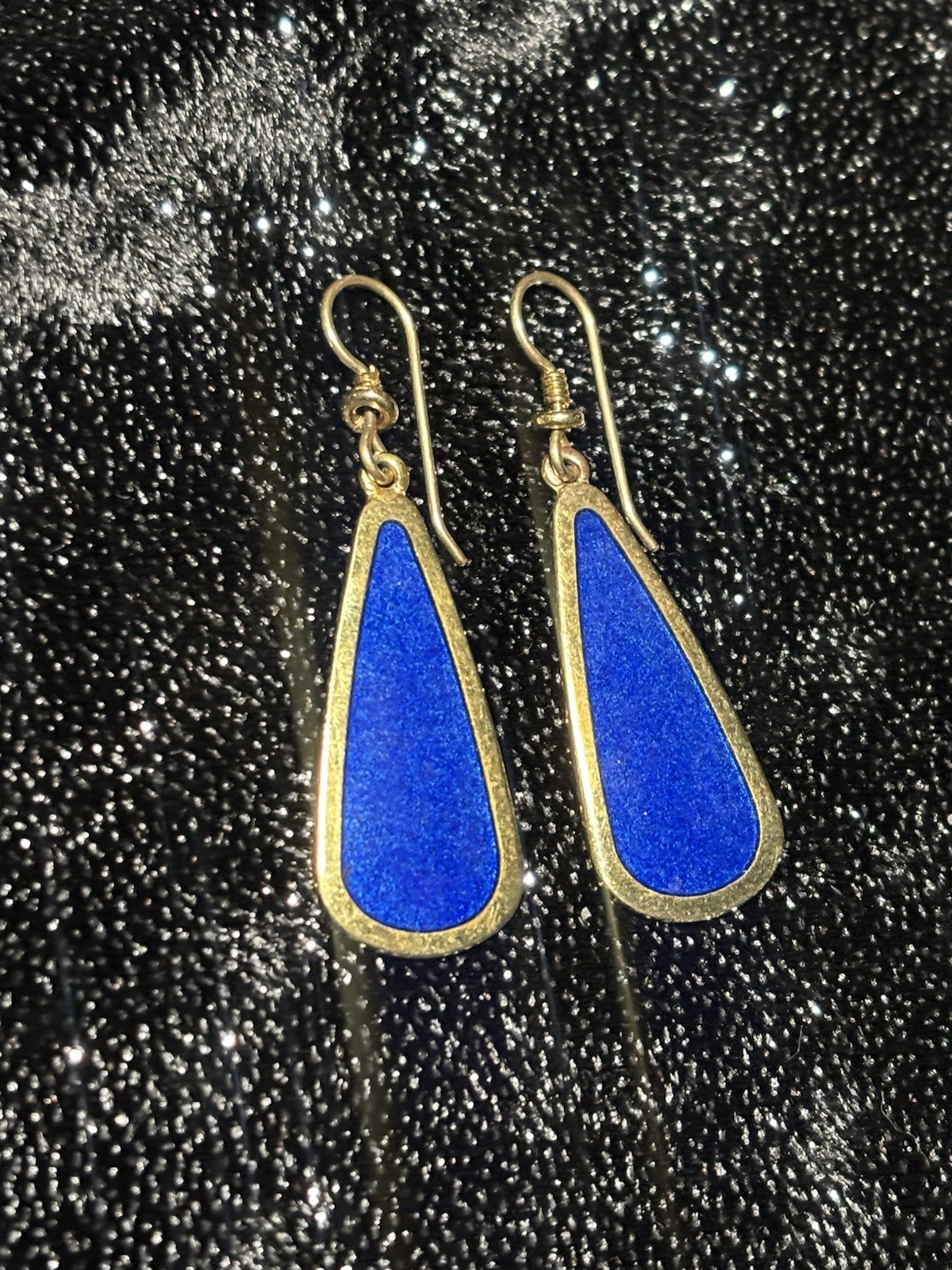 Laurel Burch Blue Teardrop Earrings