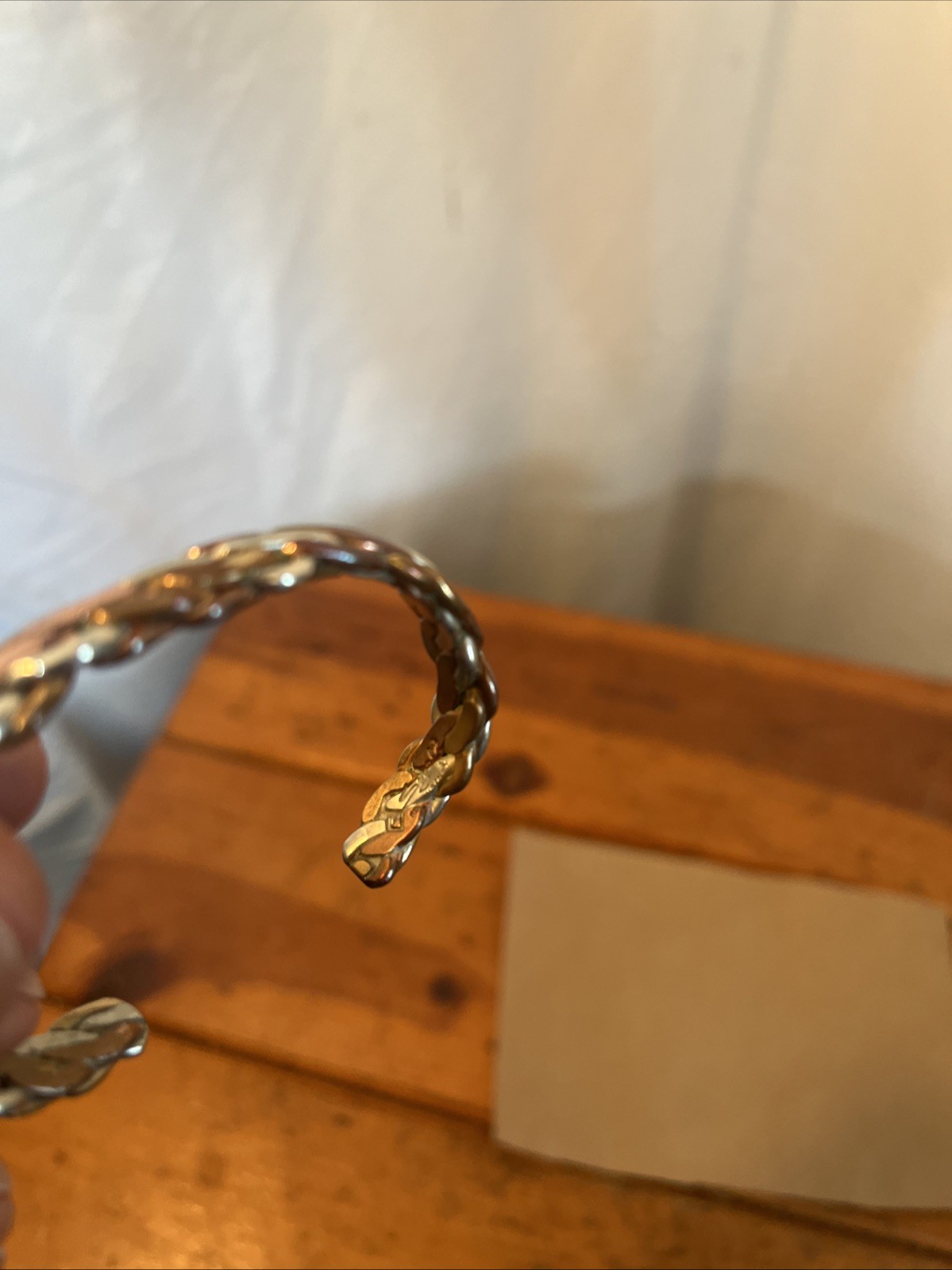 – Sergio Lub – Cuff Bracelet Non-Magnetic Mixed Metal Vintage