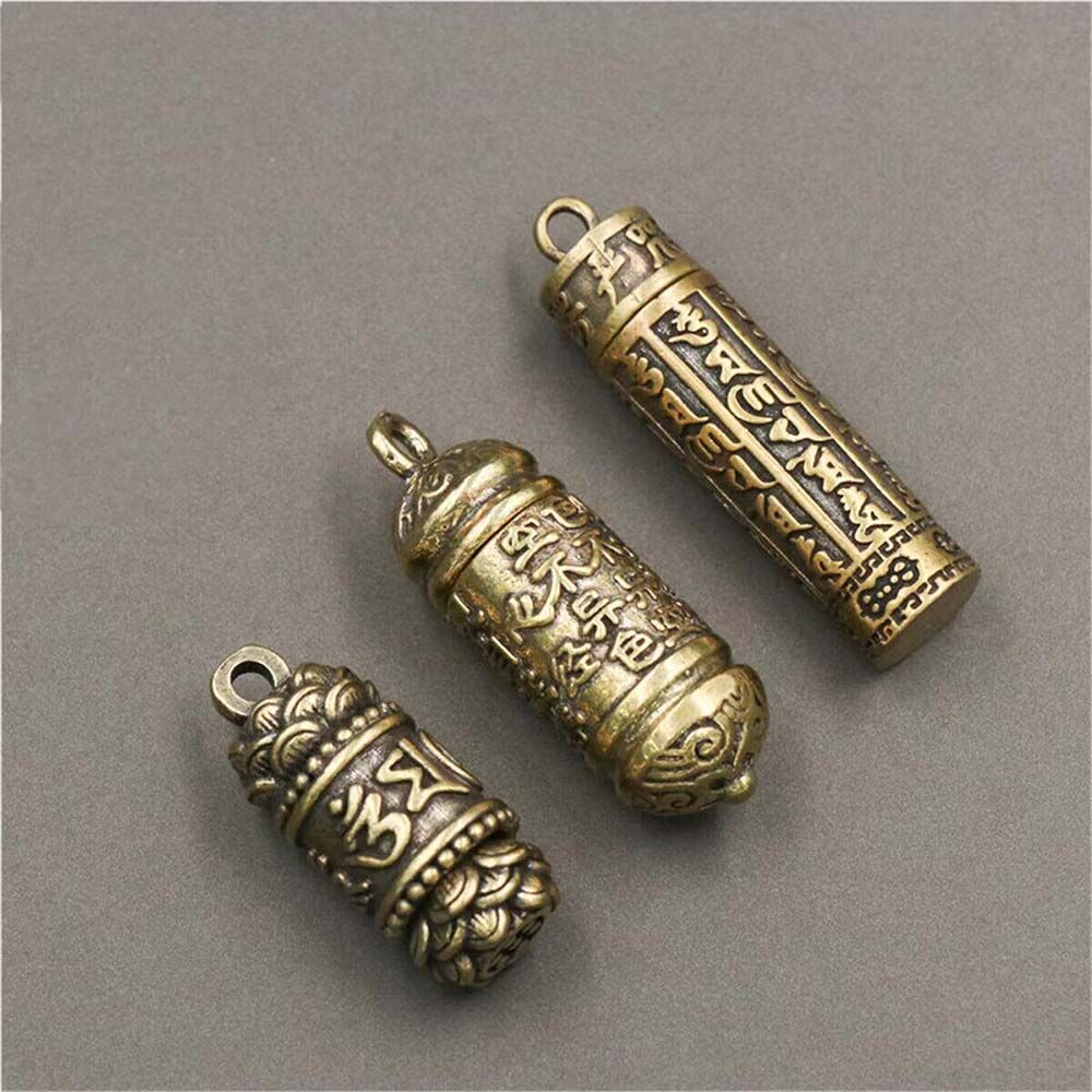 3Pcs Medicine Pill Holder Pendant Keychain Necklace Container Capsule Storage US