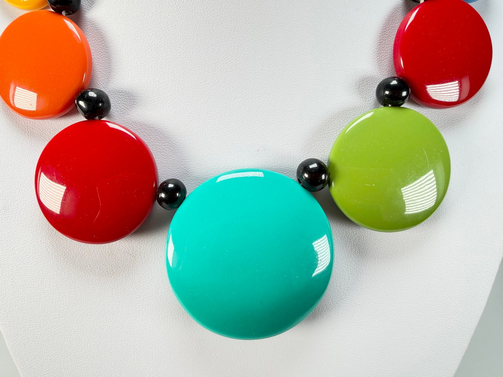 Marion Godart – Confetti “Bouclier” Multi-Colour Mix Resin Necklace