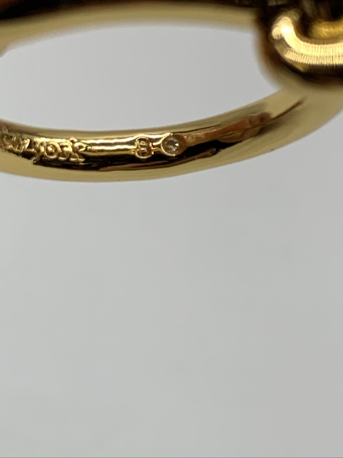 Kate Spade New York Double Knot Ring 700 Gold Size 8 Everyday Wear Casual Classi