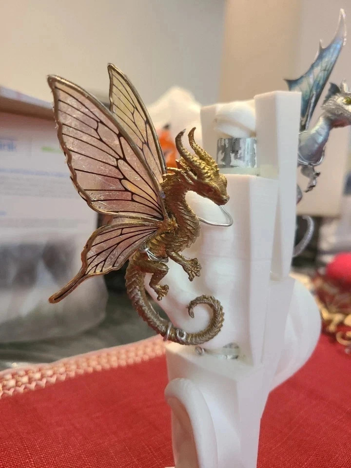 Dragon Ear Cuff Fairy Whisperer – Renaissance Faire D&D Witchy No Pierce