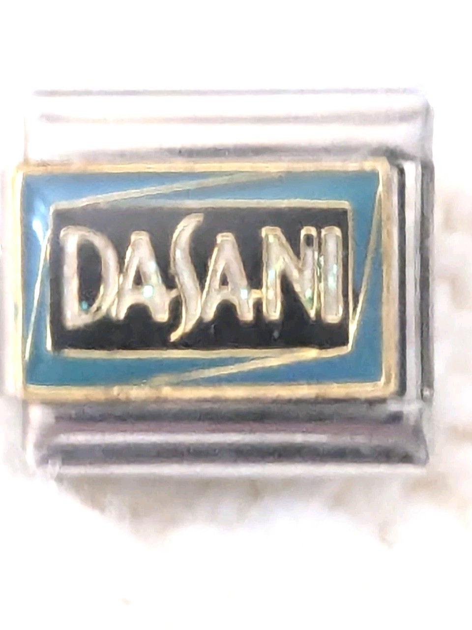Authentic Casa D’Oro Dasani Bottle Water Italian Charm Classic 9mm Link P90