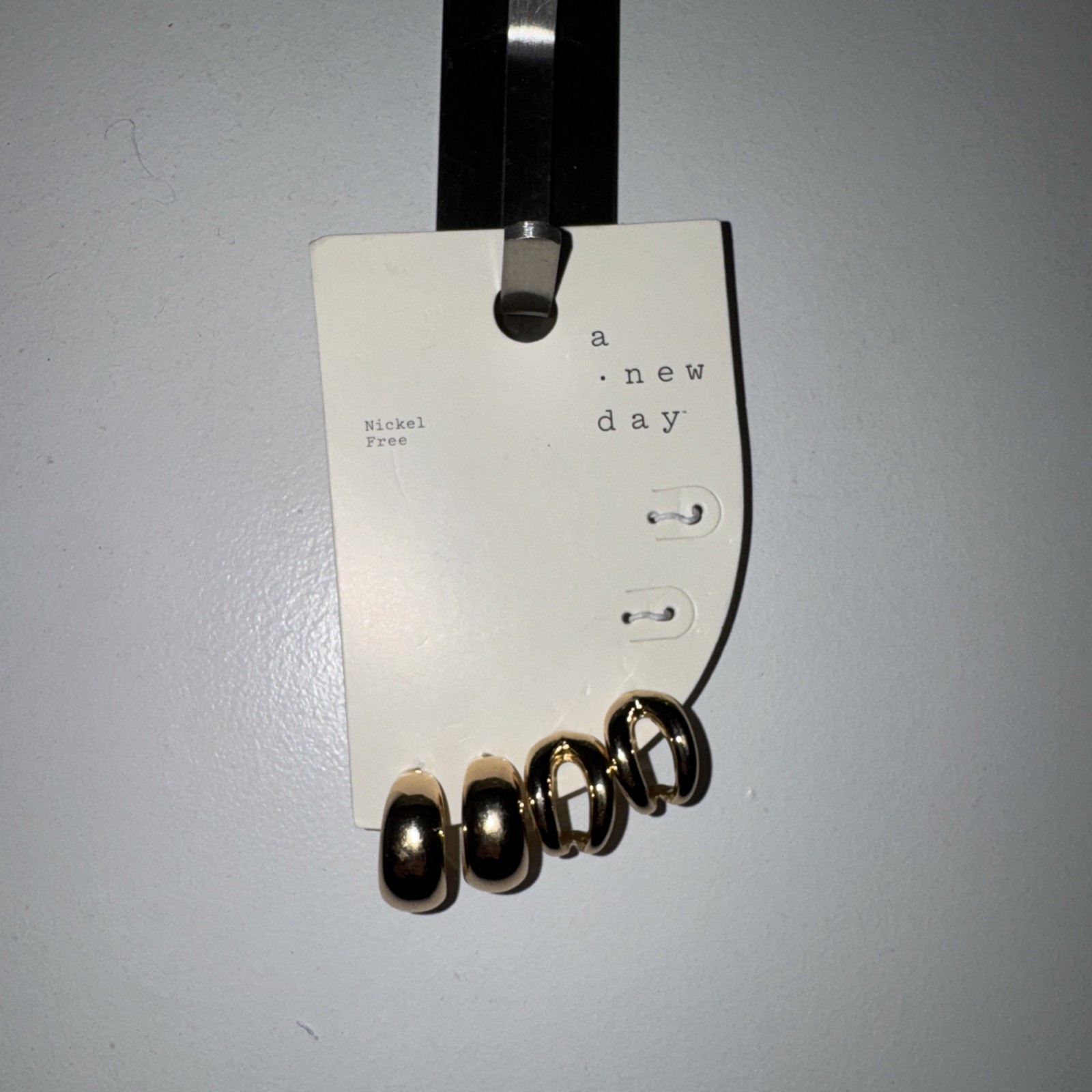 Target Universal Thread /A New Day Chunky Hoop Earring Lot Nickel Free New