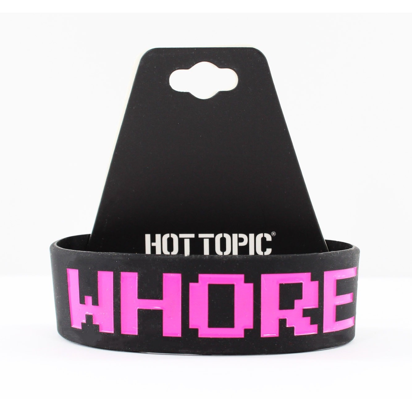 “Bass Whore” Silicone Bracelet from Hot Topic #B2104