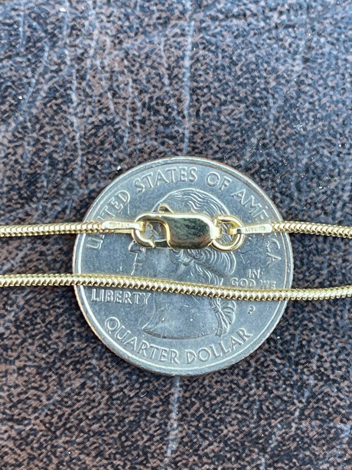 14k Gold Plated Solid 925 Sterling Silver Snake Chain Necklace 14-30″ 1.5mm