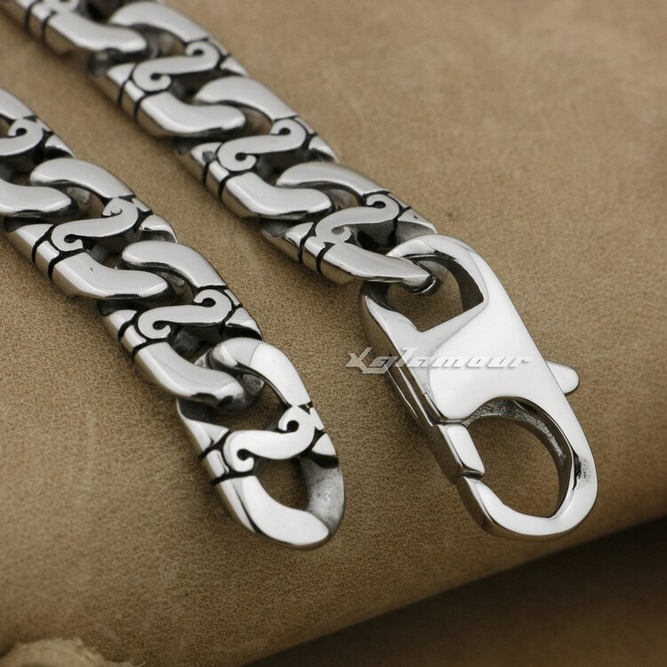 Stainless Steel 18~36 inches Mens Biker Rocker Necklace Chain 5A023ND