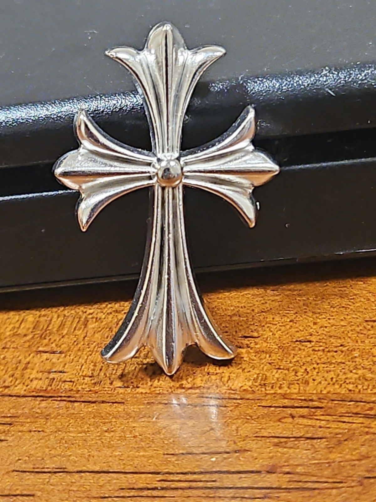 100% Authentic Chrome Hearts Cross Pendant 1991 Sterling Silver