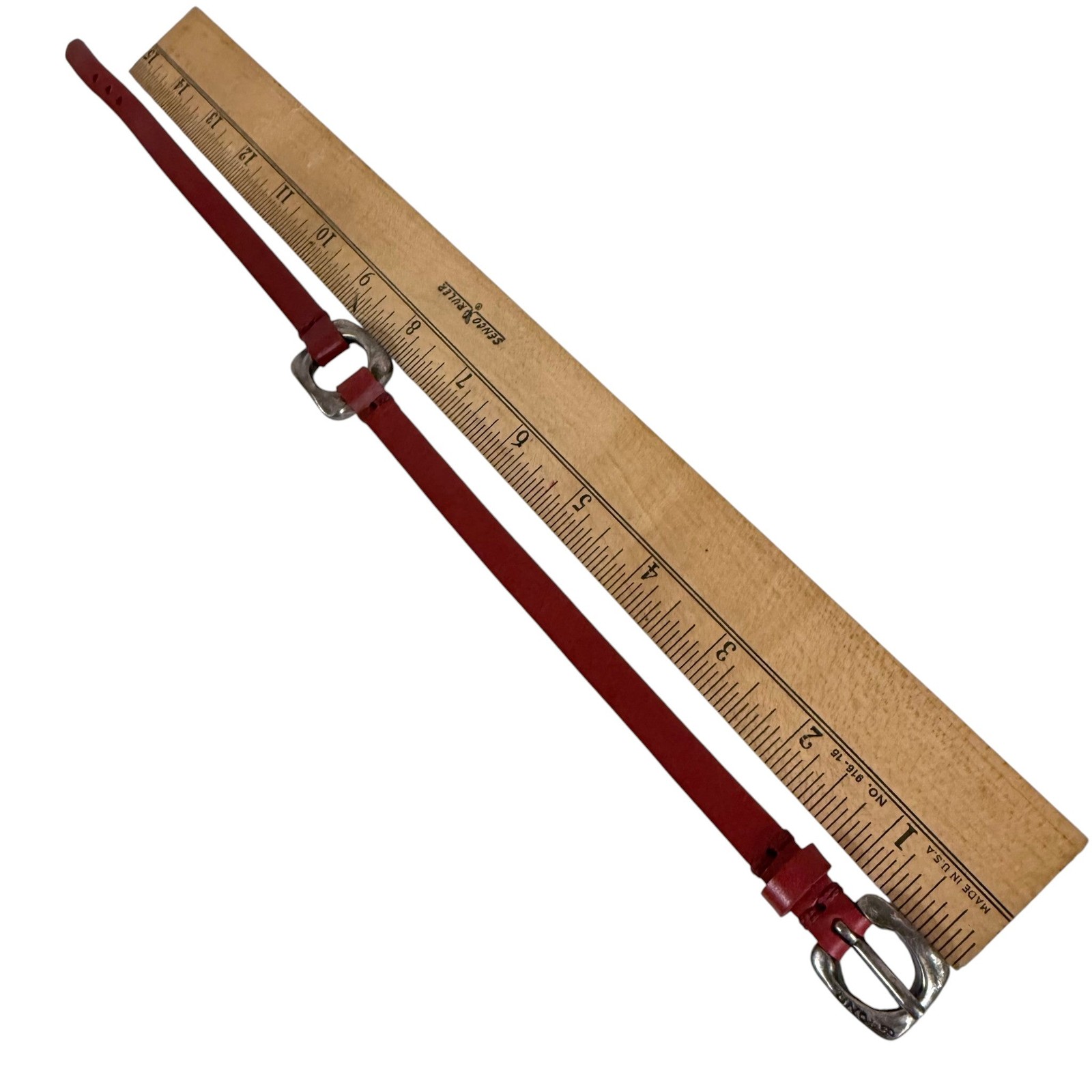 UNOde50 Red Leather Choker Necklace Handcrafted in Spain
