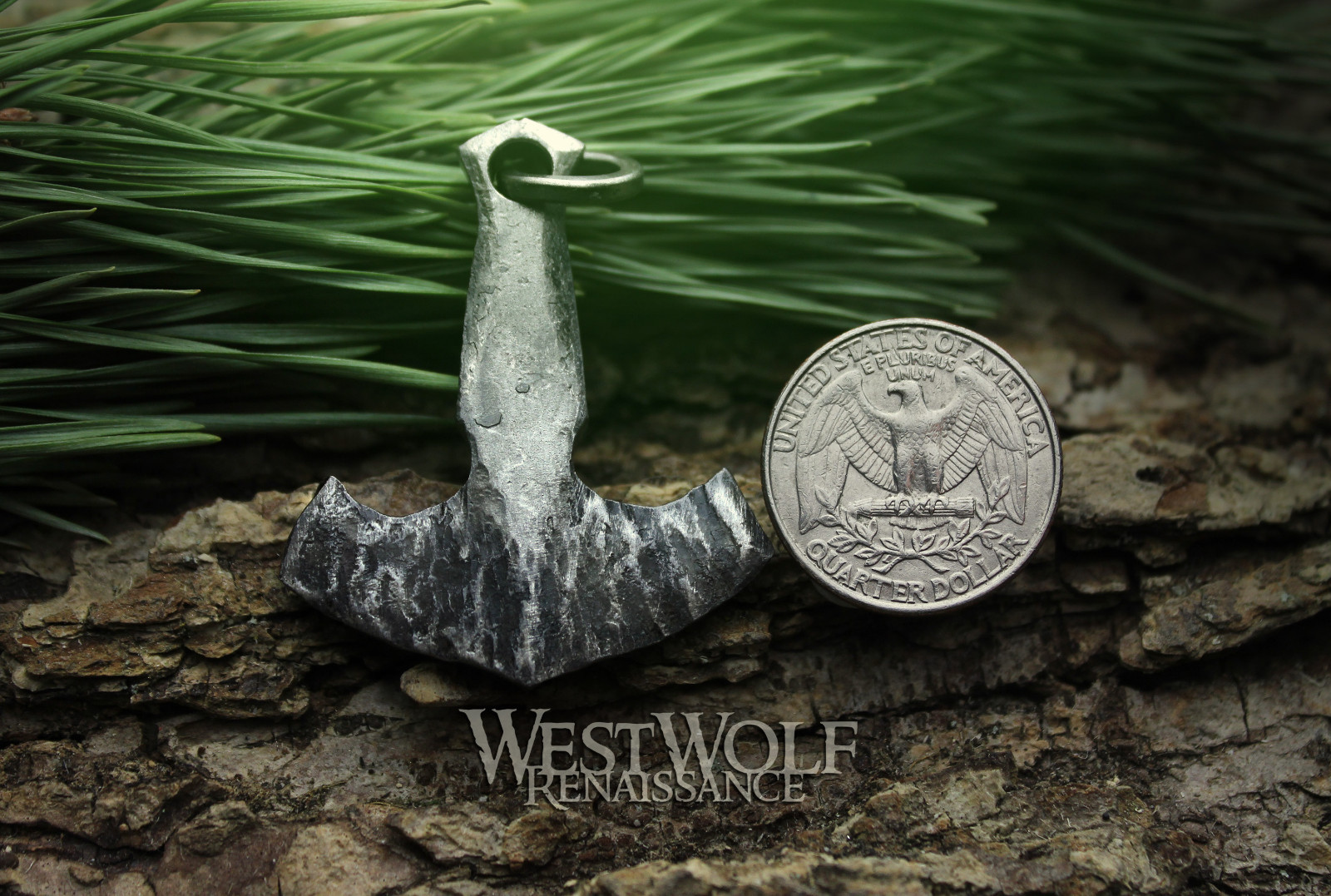 Hand-Forged Viking MJOLNIR Thor’s Hammer Pendant – Norse/Medieval/Jewelry/Skyrim