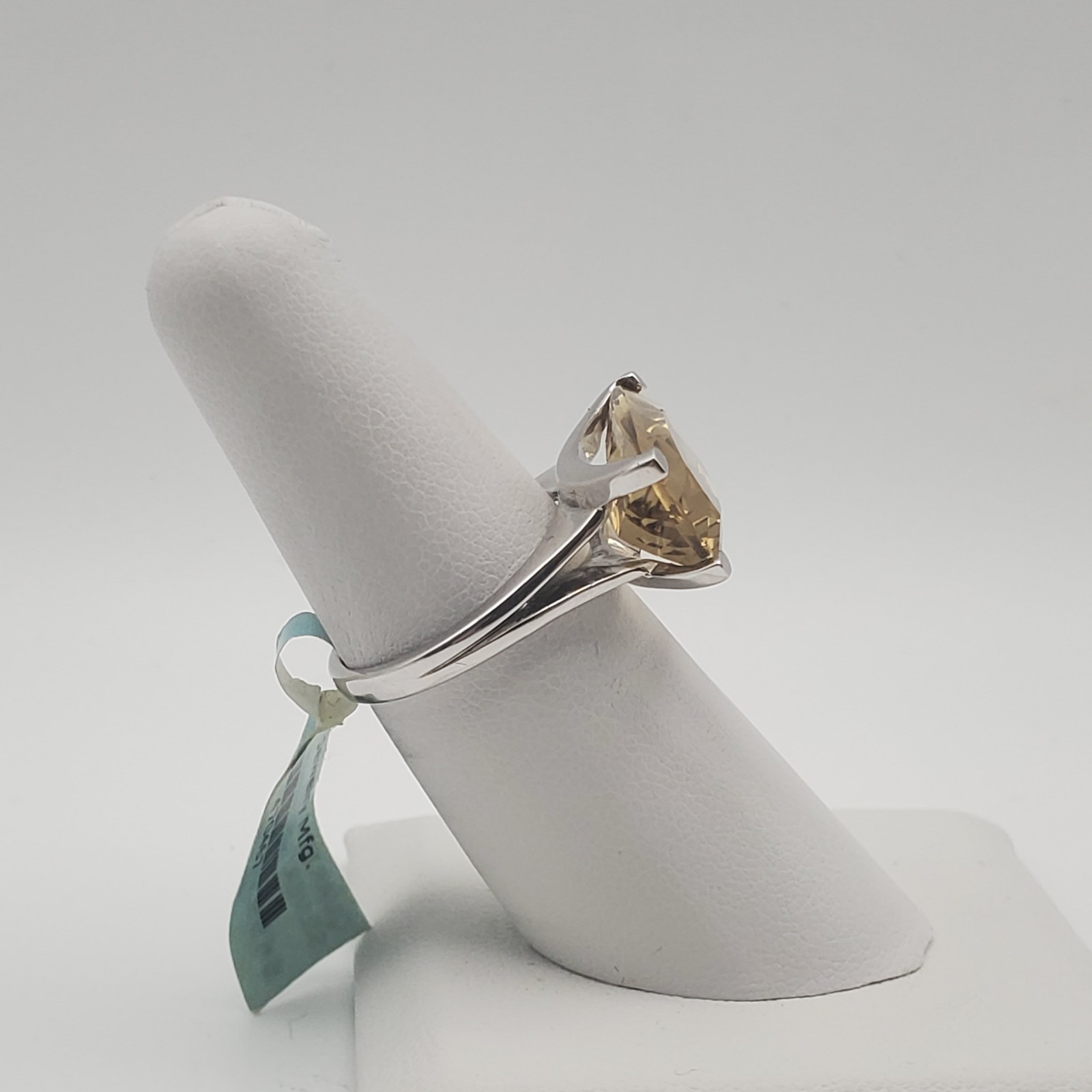 Heidi K Diva Collection Sterling Silver Smoky Quartz Band Ring Size 7 MSRP $499