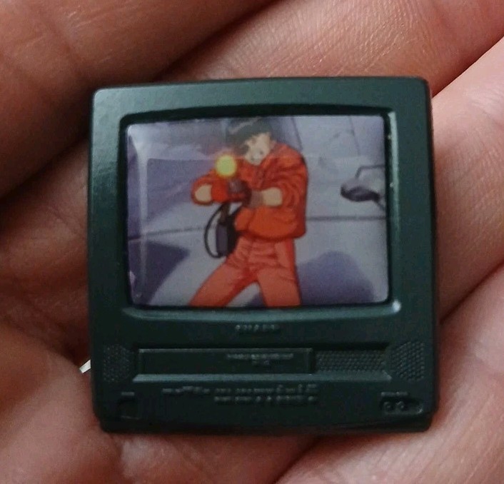 Shotaro Kaneda 1988 AKIRA anime film TV Frame Custom ENAMEL PIN CRT JAPAN Horror