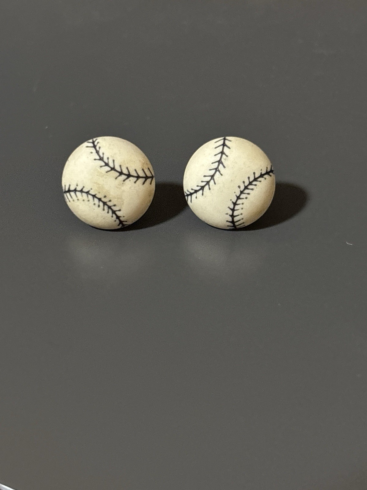 Baseball Stud Earrings Sports Team Game Day Fan Novelty Costume Fashion Jewelry