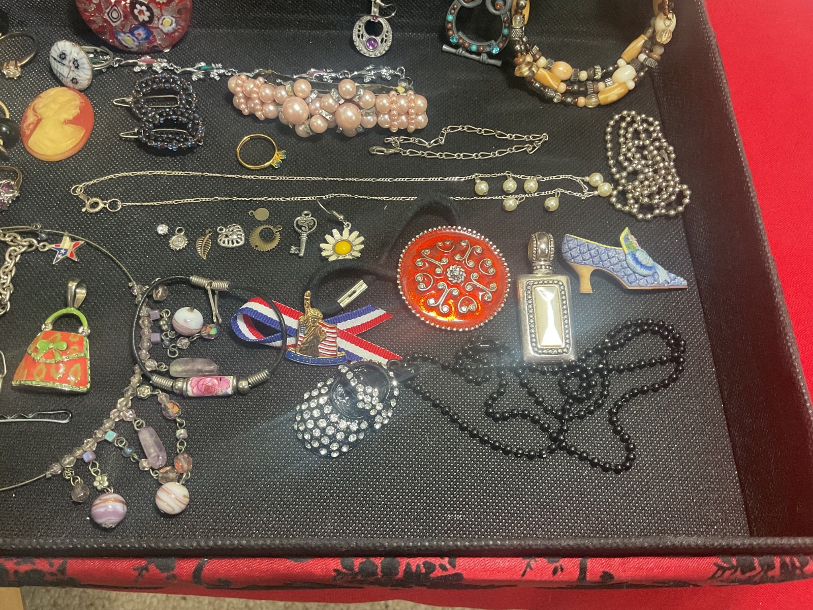 Vintage Costume Jewelry Lot – Necklaces, Bracelets, Earrings, Pendants & More….