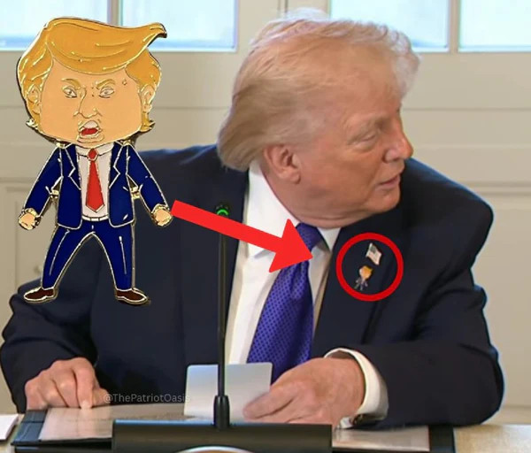 “HAPPY TRUMP” LIMITED EDITION BADGE LAPEL HAT PIN *FREE SHIP* READY TO SHIP NOW!