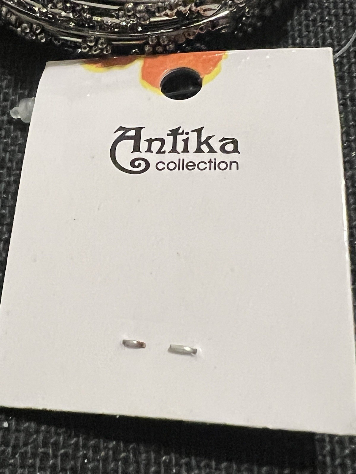 Antika Lead compliant India 6 stackable gunmetal daisy embellish bracelet 8 1/4”