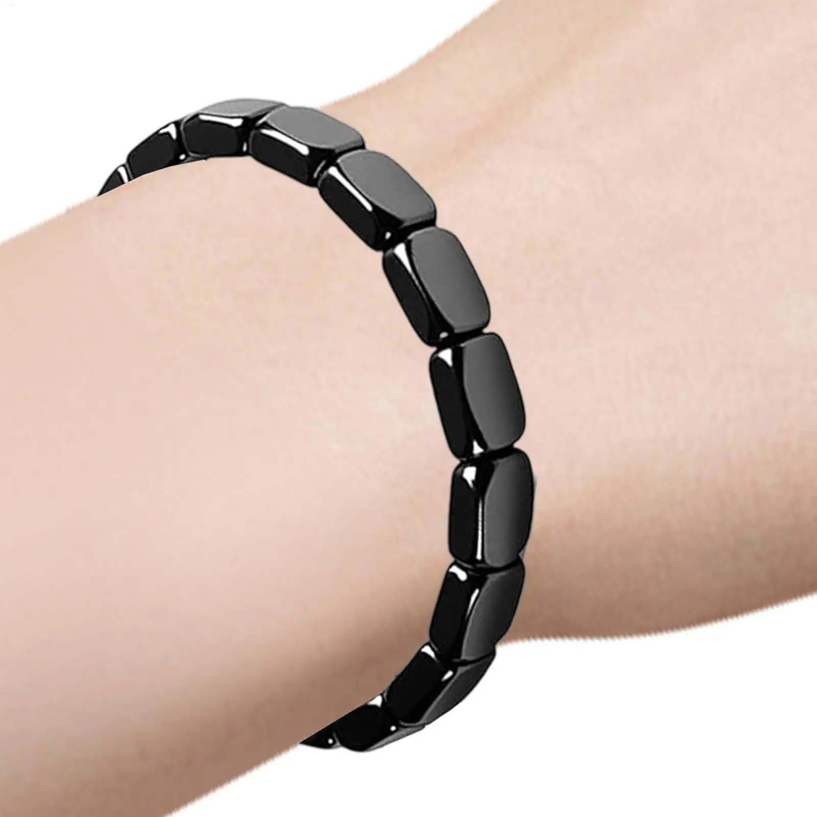 Hemys Hematite Bracelet for Men, 2025 New Hemios bracelet Male Energy Jewelry