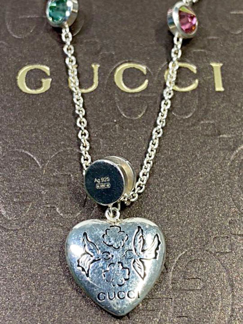 GUCCI Silver 925 Necklace Women Pre-Owned 10.8g Authentic