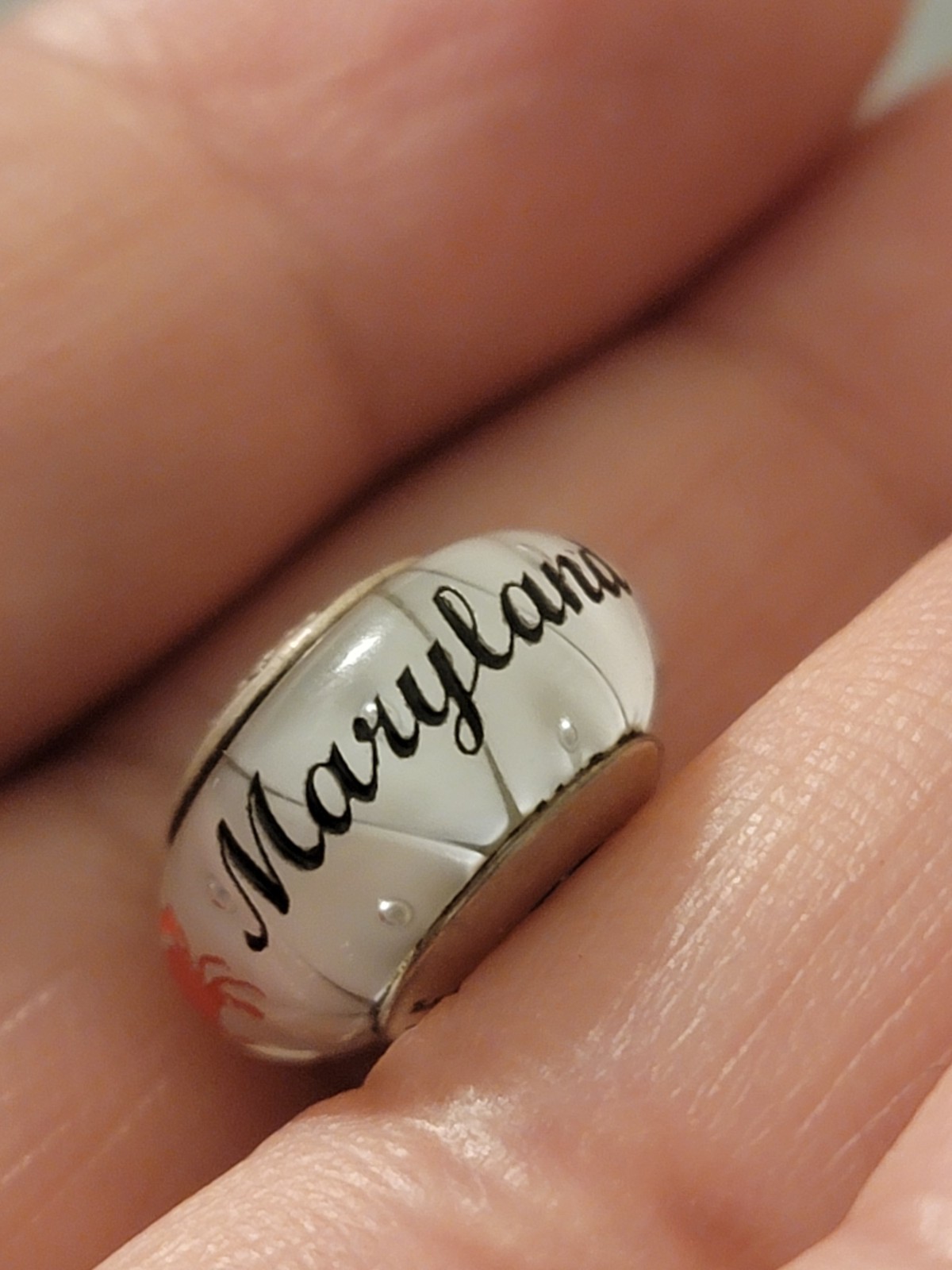 PANDORA Maryland Exclusive RARE Murano Glass Destination Charm With Box