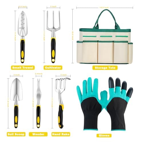 Garden Tools, Ergonomic Gardening Tools, Gardening Hand Tools Aluminum Alloy