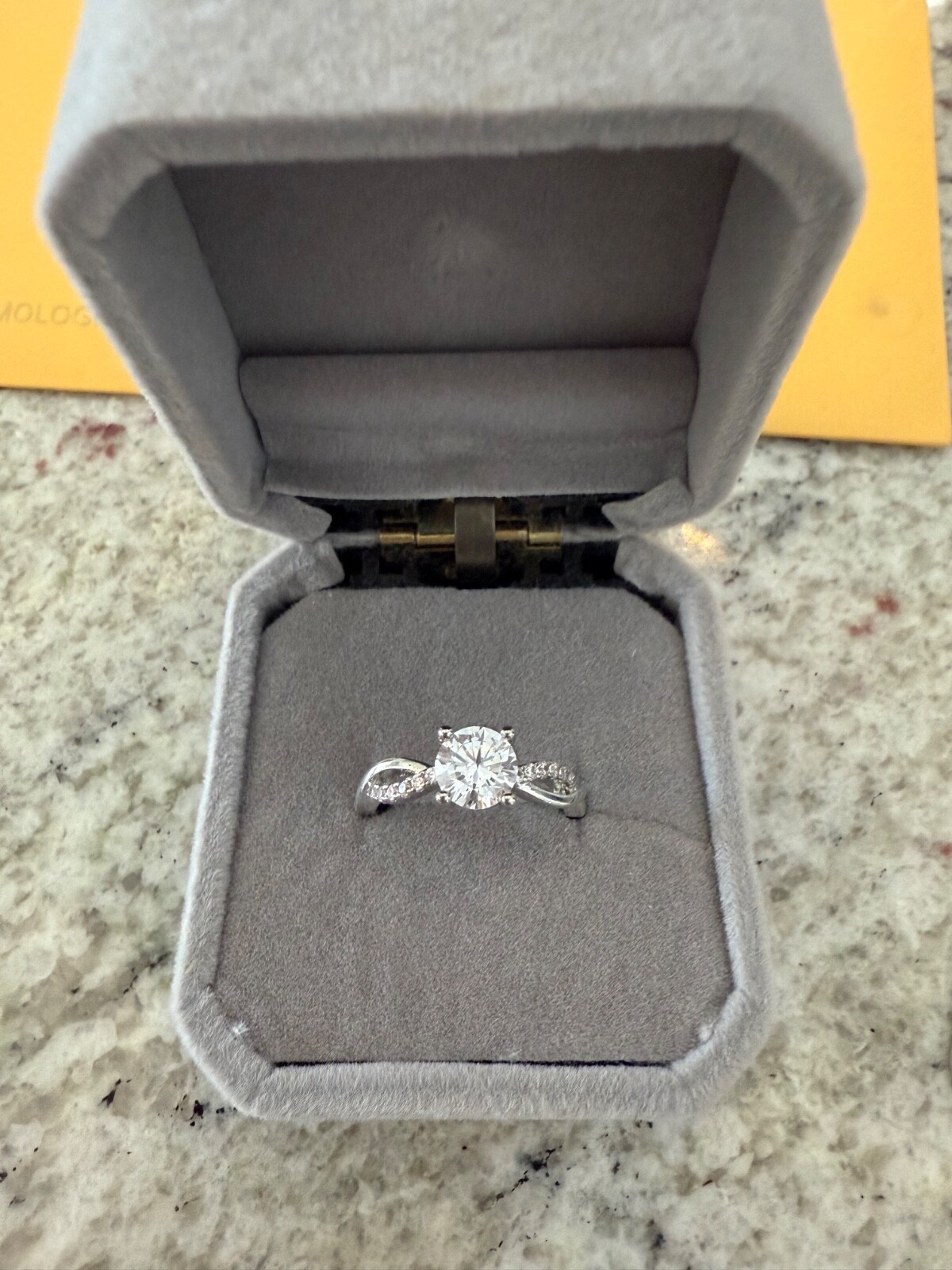 1 ct Diamond Ring- Lab Grown with Cwrtificate and Warranty