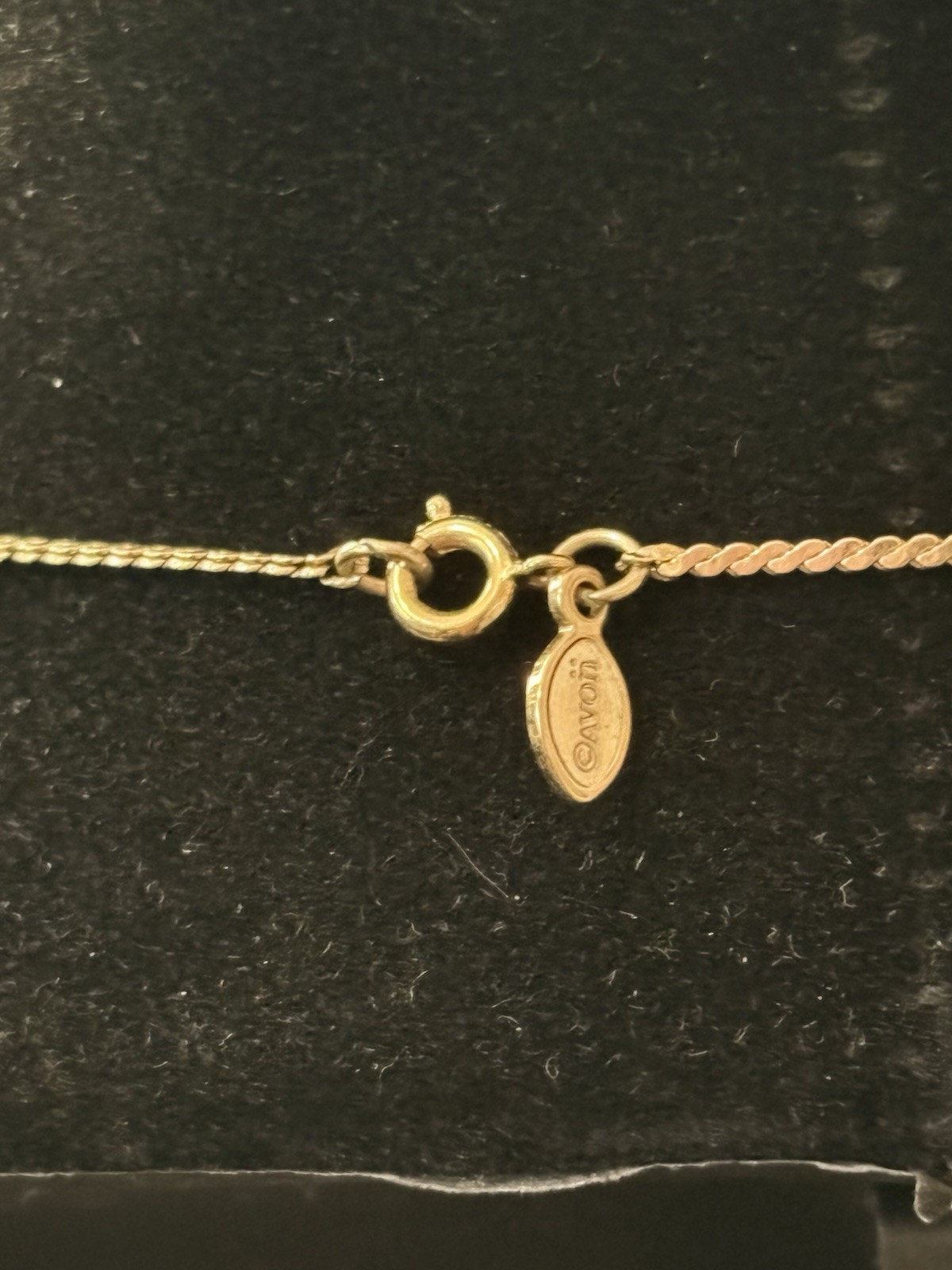 Avon Gold Tone Turtle Charm Slider Lariat Necklace Rope Chain Adjustable Signed