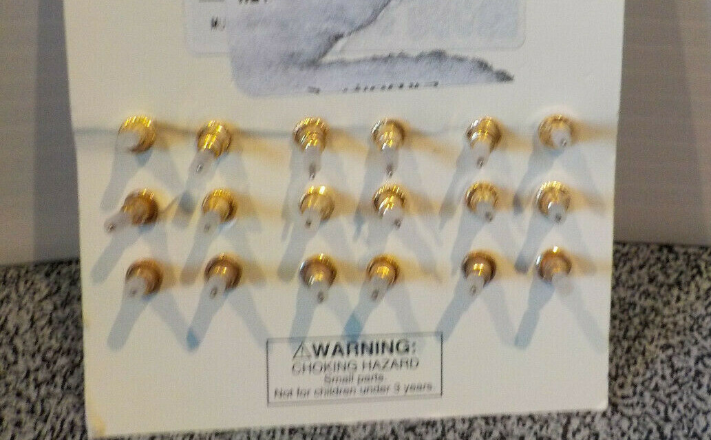 74 Sets Of Pierced Earrings Different Sizes Color & Shapes All Nickle Plated New