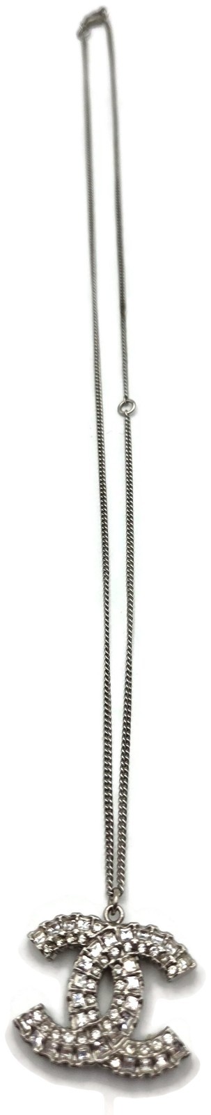 CoCo Chanel Crystal Pendant Necklace Chanel France Vintage Fashion Jewelry