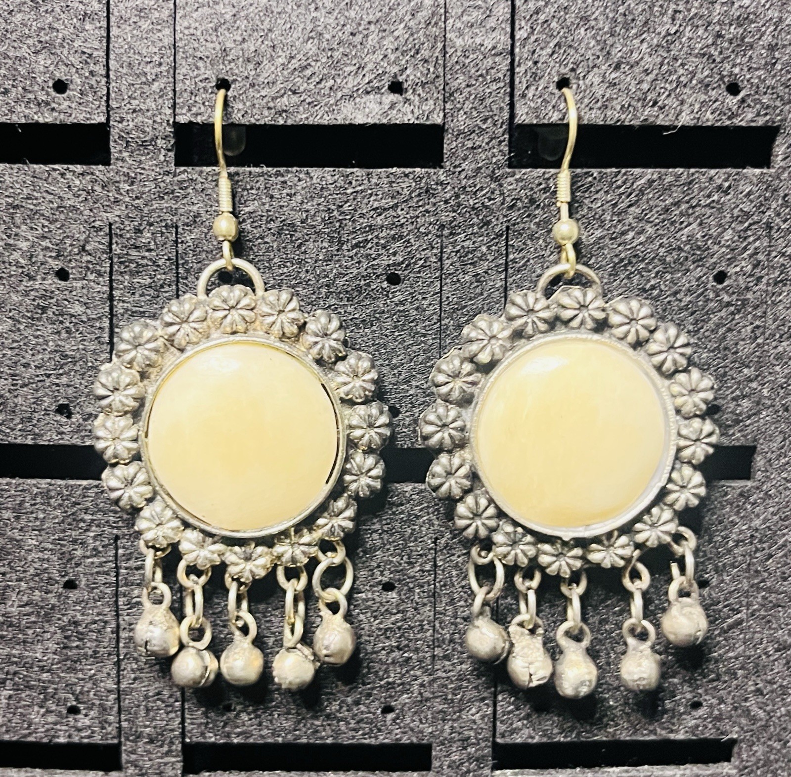Decorative Floral Jangly Drop Earrings for Women Fashion Jewelry