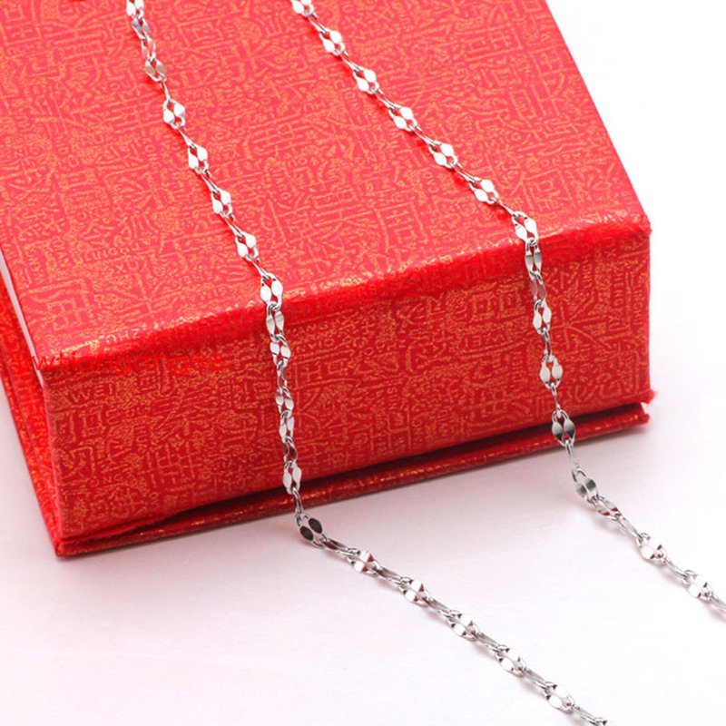 18″-36″ Womens Girls 316L Stainless Steel Link Necklace Chain Never Tarnish