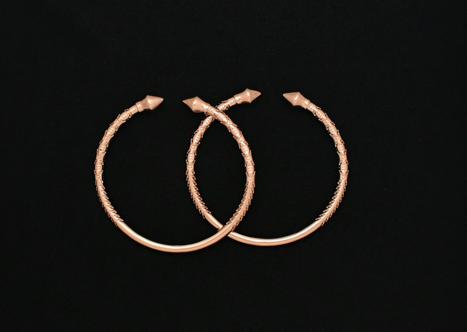 The Great Pyramid Manhattan West Indian Bangles | 18K Rose Gold